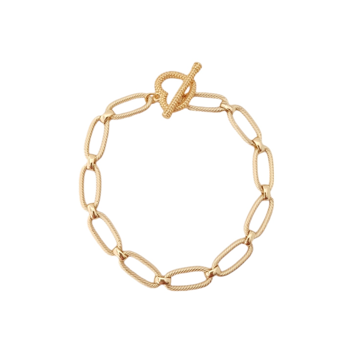 PULSERA AMANDA ENCHAPADO EN ORO