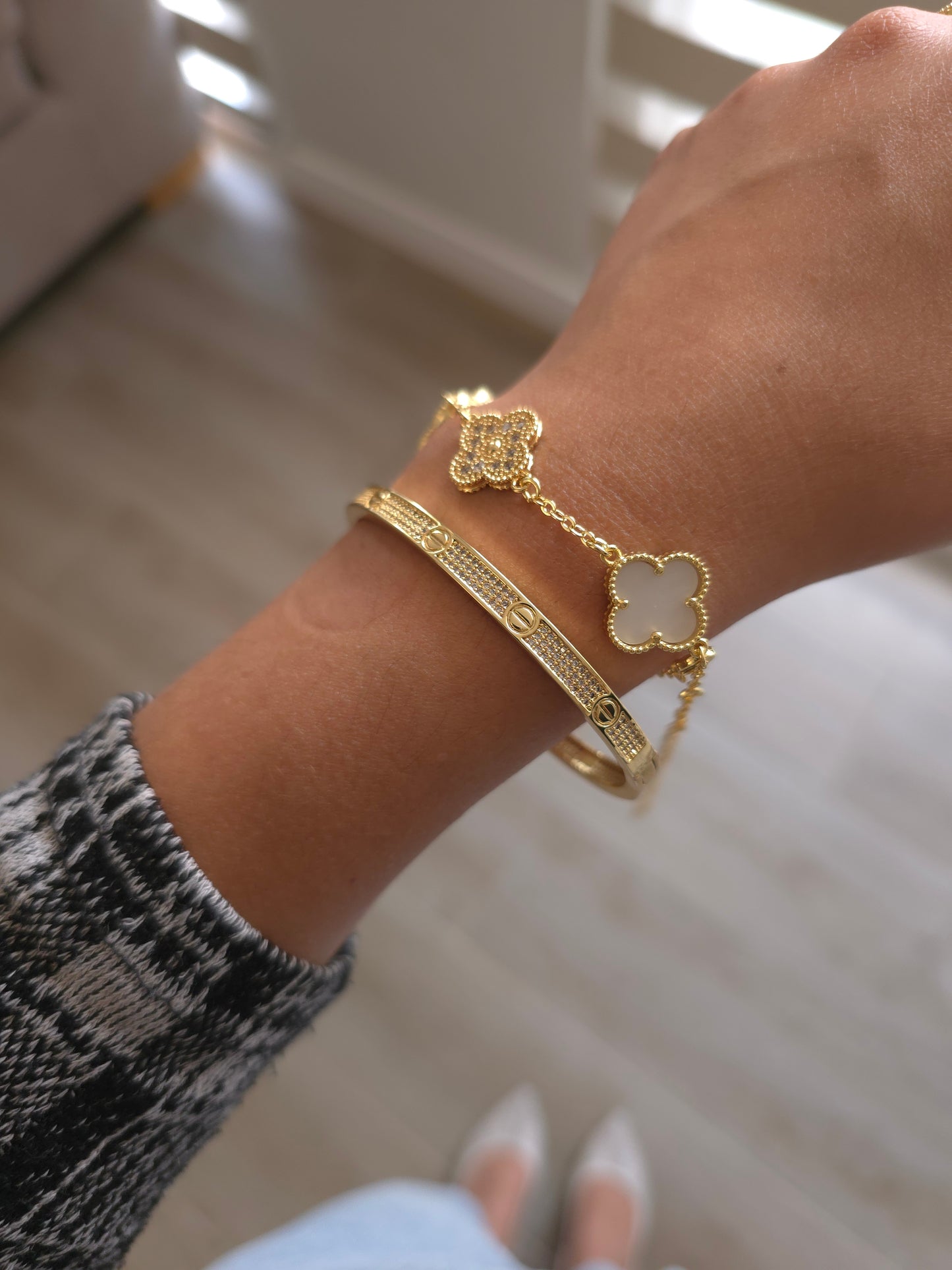 PULSERA MIRANDA BAÑO DE ORO
