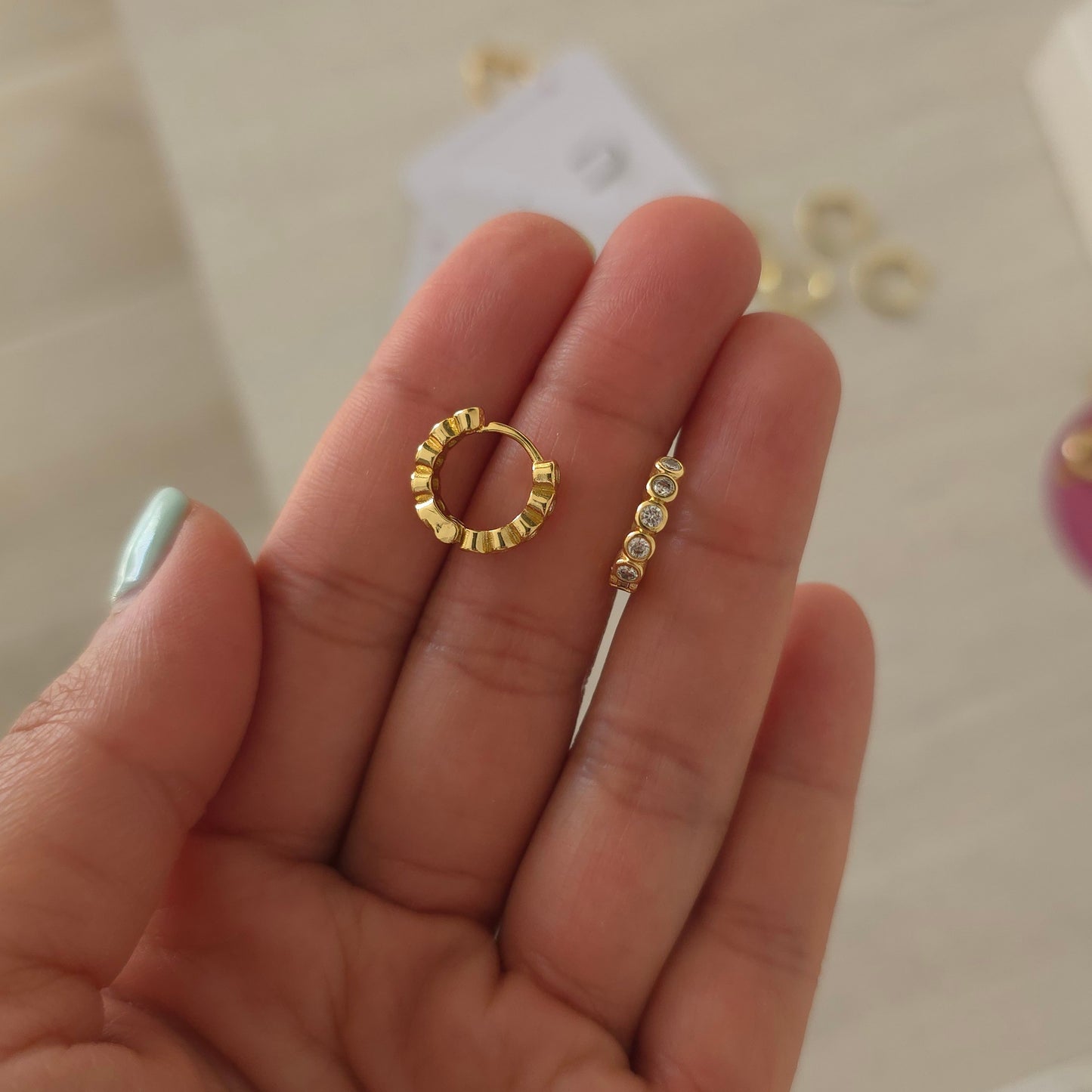 AROS VENECIA BAÑO DE ORO