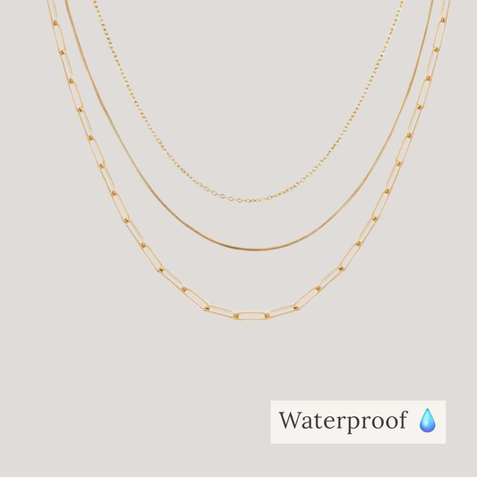COLLAR CECILIA ACERO INOXIDABLE 💧 WATERPROOF