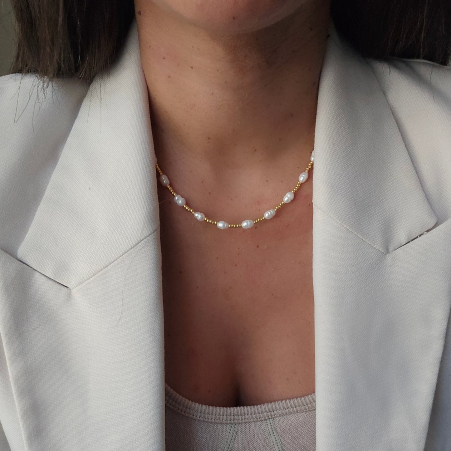 COLLAR PERLA DE RÍO ELENA